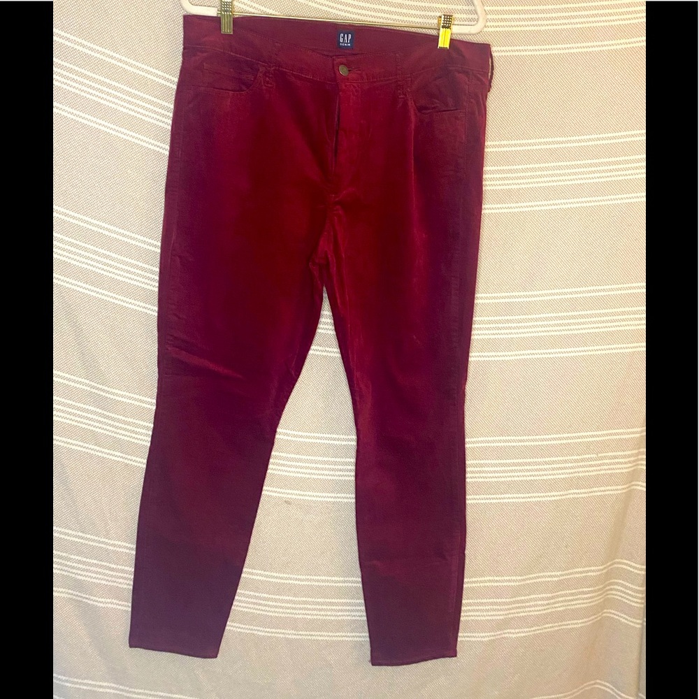 Gap Soft Velvet Like High Waisted Leggings